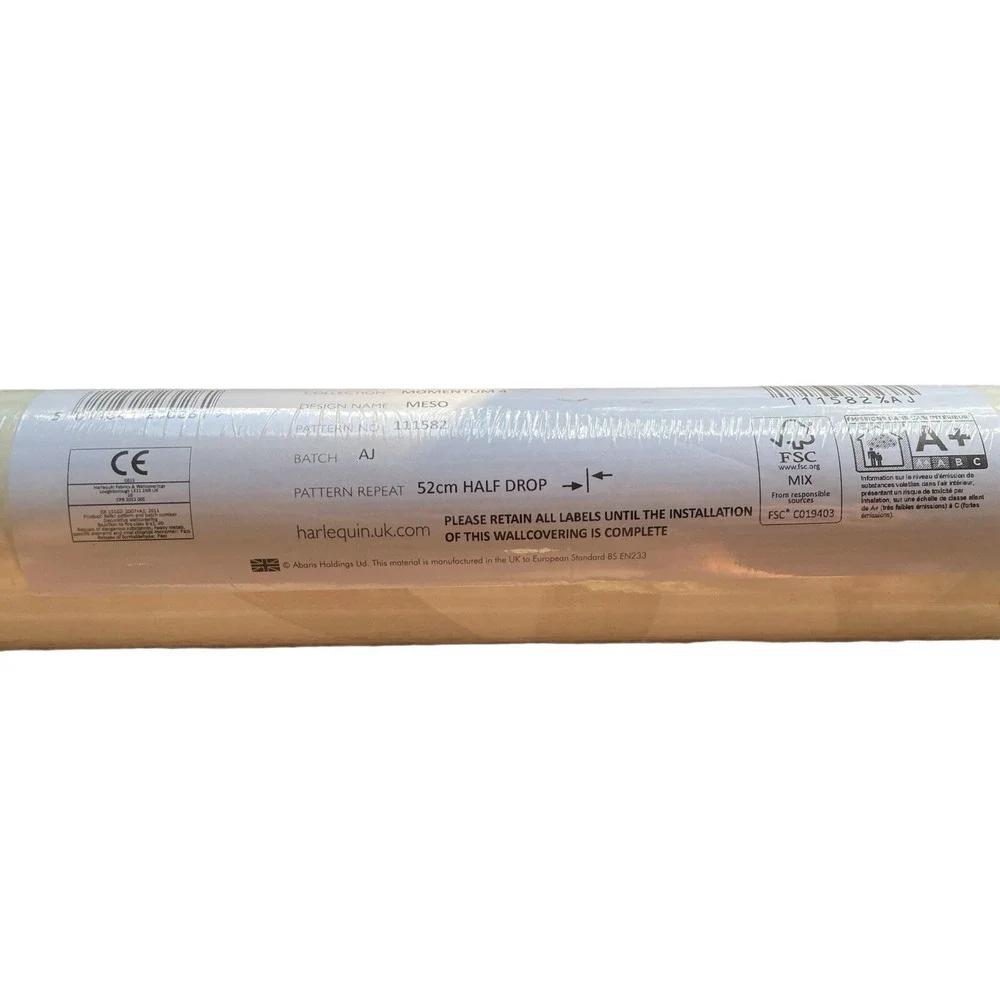 Harlequin Meso in Linen Wallpaper Momentum 4 111582 52cm x 10.05cm 1 Roll
